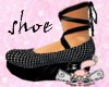 *sb* black polka dotted