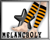 Black&Orange Knee-Highs