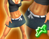 [M] Ribbon Skirt White