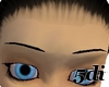 Black thin eyebrows