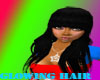 Sheila Black Hair Glow