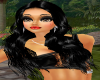 FH Long shiny black hair