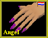 Purple nails