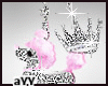 Poodle Crown Dia Earring