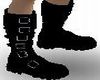 black buckle boots