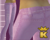 {K} R* Pink Denim