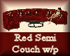 [my]Red Semi Couch W/P