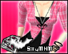 m* Pink Plaid Blouse