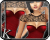 [K] Red Corset Dress