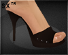 sx� Peep Toe Brown Heels