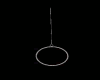 Shiny Silver Hoop Swing