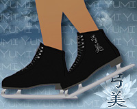 Ice Skates - Raven