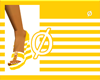 tk yellow stripish shoes