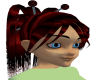 Dark red hair style