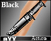 aYY-Action throwing Ankle Knife Black