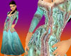 Azure Medieval Gown
