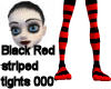Black/red tights 000&deg;