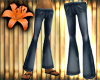 Flare Denim: Med Wash