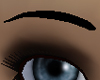 black thin brows