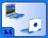 Blue Laptop MG brand