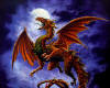 Dragon in the moon
