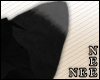 *Nee Black femme fox ear