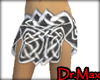 Knotwork Skirt - BLACK