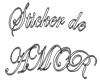 sticker Nuestra Boda