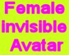 Female Invisible Avatar