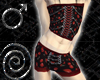 Product Image for Cherry Pinup Corset Set