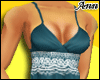 ANN Crochet Trim TEAL