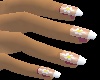 French Manicure & Daisy