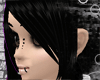 Shiny black cyndi hair