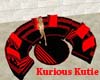 Black and Red CircleSofa