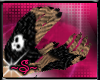 *S Skull Fishnet Gloves