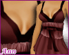 ANN Lacey Long Cami RED