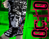 Octo Zebra Punk Skirt