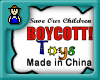 Boycott Toys made China