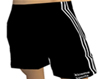 black shorts