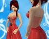 Designer Dress Red