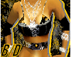 Gold/blk/Grey Halter