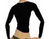 black skin tight top