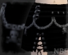 Skulls&chains skirt -TNT