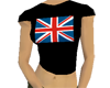 Union Jack on Black Tee