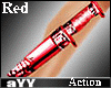 aYY-Action throwing Ankle Knife Red
