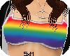 RetroRainbow;Crop-Top