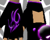 Black/Purp Tribal Gloves