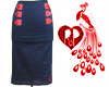 Navy Sailor Girl Skirt