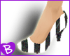 ~BZ~ B&W Striped Pumps