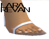 LR HH sandals white